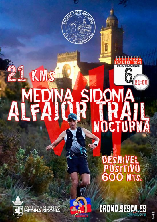 VII Alfajor Trail Nocturna. Medina Sidonia