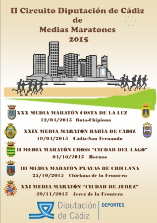 II Circuito Provincial Medias Maratones Diputacion Cadiz