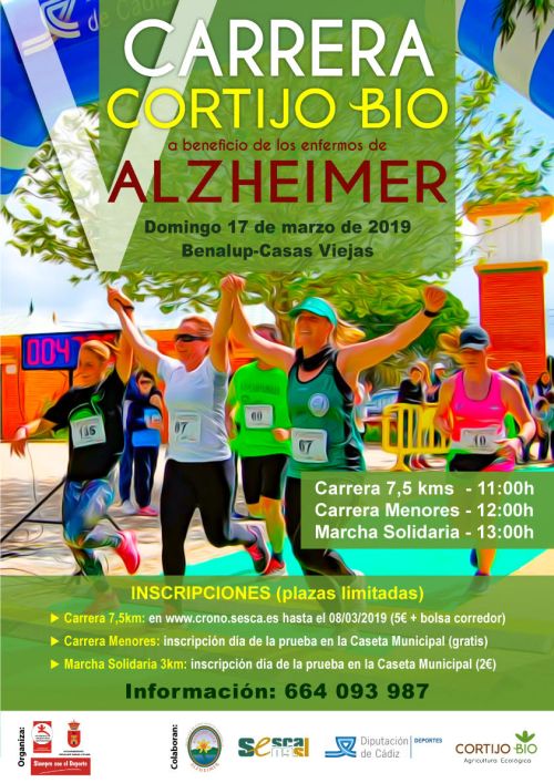 V Carrera Cortijo Bio contra el Alzheimer. BENALUP - CASAS VIEJAS