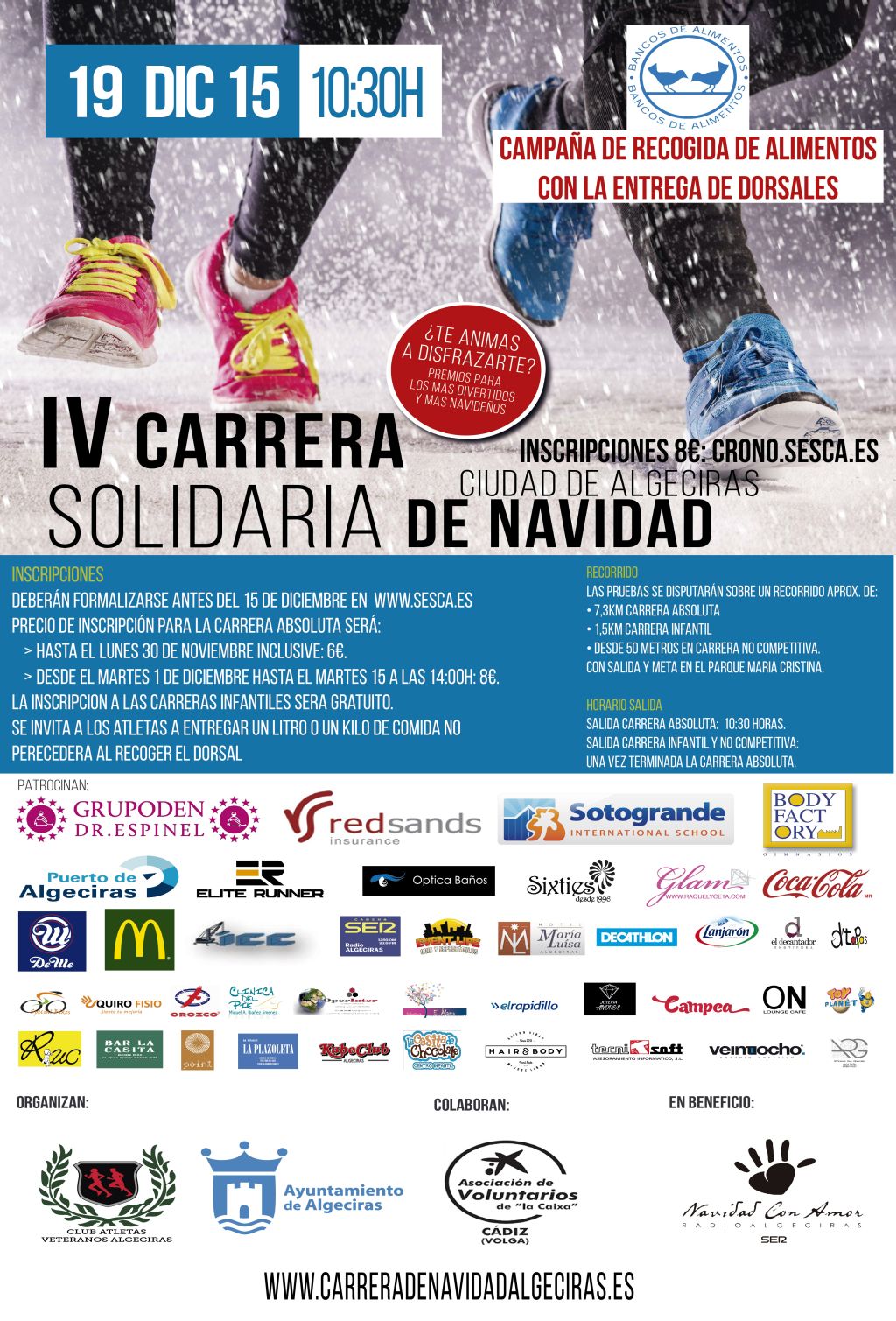 IV Carrera Solidaria NAVIDAD  Ciudad de ALGECIRAS