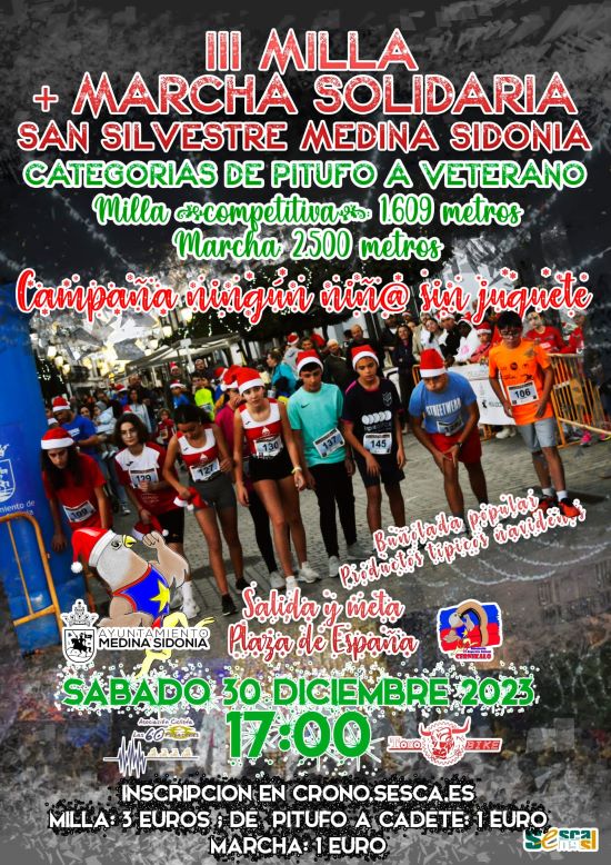III Milla + Marcha Solidaria San Silvestre