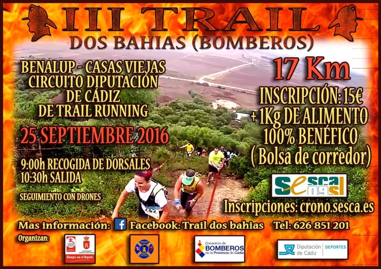 III Trail Dos BahÃ­as Bomberos. Benalup- Casas Viejas